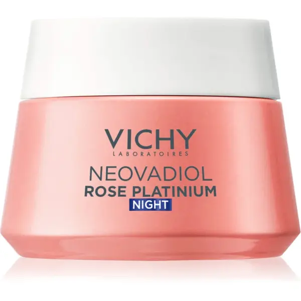 Vichy Neovadiol Rose Platinium cremă de noapte cu efect de iluminare și de regenerare pentru ten matur 50 ml