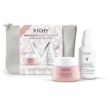 Vichy Neovadiol Rose Platinium Morning Routine set cadou pentru fortificarea barierei cutanate