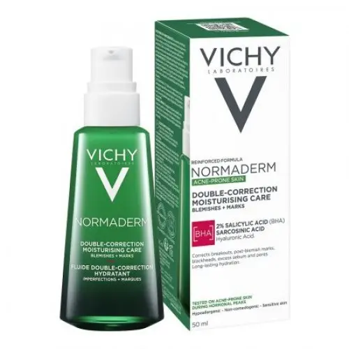 Vichy Normaderm crema hidratanta dublu-corectoare pentru ten cu tendinta acneica, 50ml Zephyr Labs