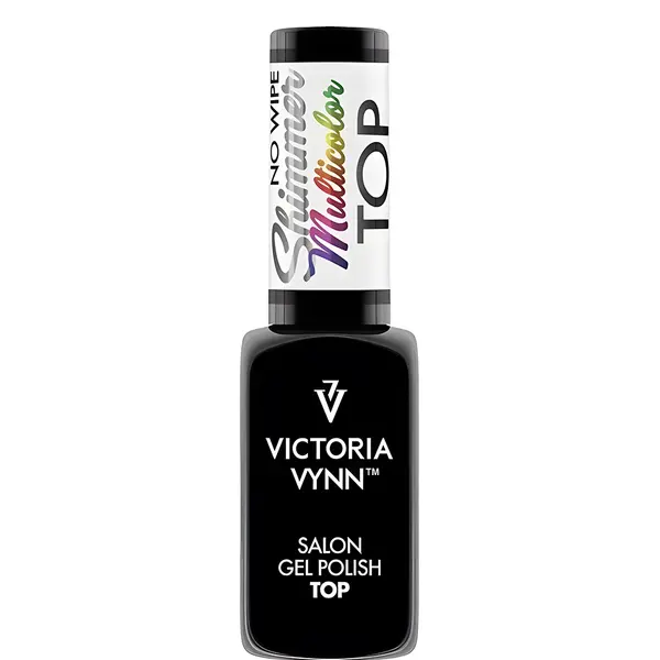 Victoria Vynn Salon Gel Polish Shimmer Multicolor Top Coat No Wipe 8ml