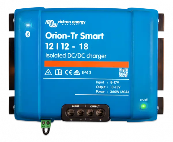 victron energy convertor cu charger dc-dc orion-tr smart isolated 12/12-18 (220w)