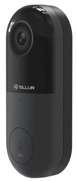 Video interfon WiFi Tellur TLL331251, Full HD (Negru)