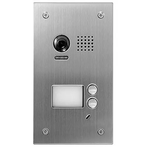 Videointerfon de exterior DT603SDF/FE, 2 familii, ingropat, vila