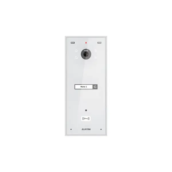 Videointerfon de exterior Electra VPH.01S03.ELWTL, 1 familie, alb, montaj aparent