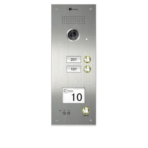 Videointerfon de exterior Genway 2313D-C, 2 familii, ingropat, vila