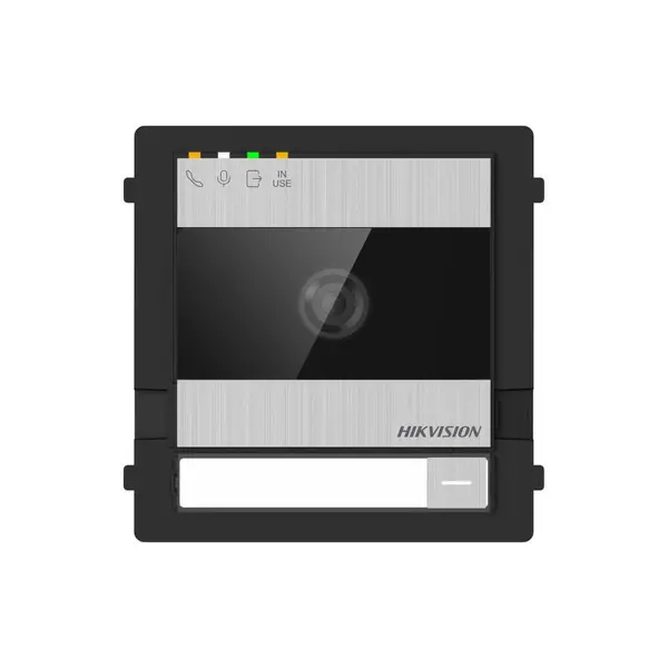 Videointerfon de exterior IP Hikvision DS-KD7003EY-IME2, 2 MP, aparent/incastrat, Plug and play, 2 fire