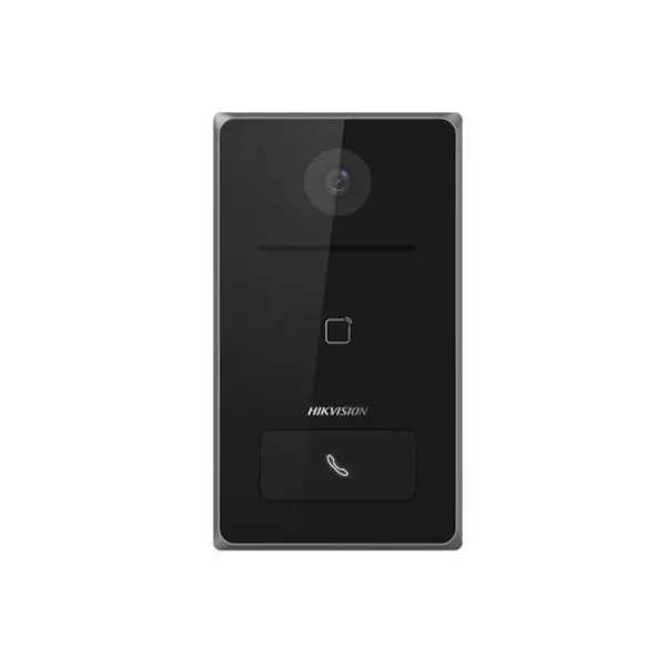 Videointerfon exterior IP aparent Hikvision DS-KV6133-WME1, 2 MP, WiFi, microfon si difuzor