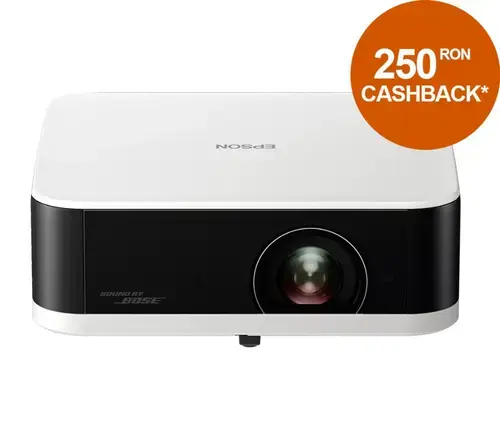 Videoproiector Epson Lifestudio Pop EF-61W, 3LCD, 700 lumeni, 1080p (1920x1080), Wi-Fi, Bluetooth, Difuzor 10 W (Alb)