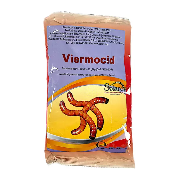 Viermocid 50 gr, Sharda, produs impotriva viermilor sarma si a viermilor vestici ai radacinilor in cultura de porumb - Default Title