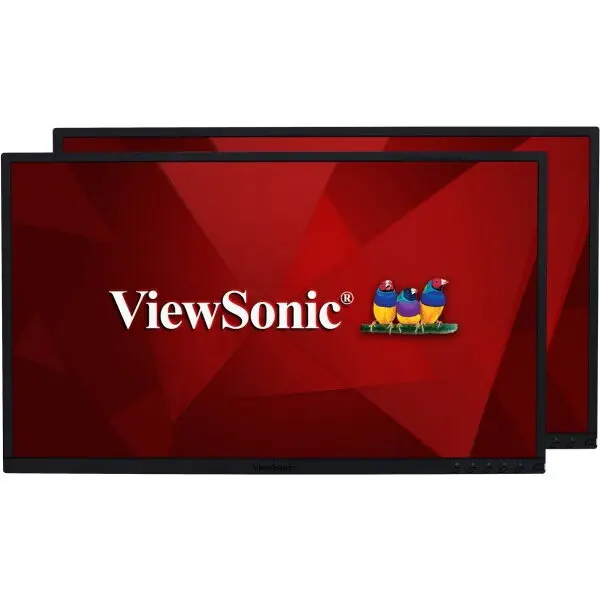VIEWSONIC Kit doua monitoare IPS WLED ViewSonic 24 VG2448_H2, Full HD, VGA, HDMI, DisplayPort, Boxe, Negru