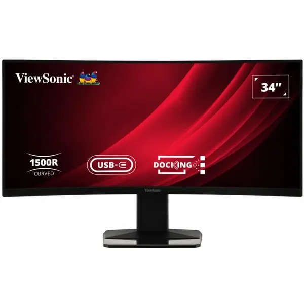 VIEWSONIC Monitor LED ViewSonic 34 VG3419C-2, VA, UWQHD, 3.5 ms, 120 Hz, Display Port, HDMI, KVM, Vesa, Negru
