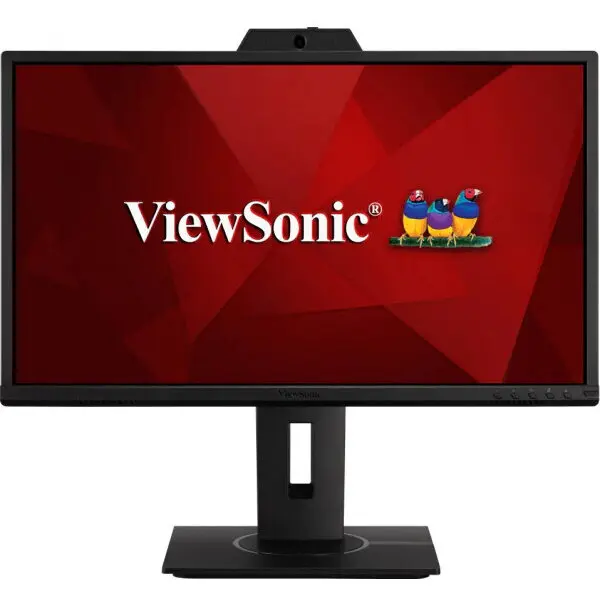 VIEWSONIC Monitor Videoconferinta LED IPS ViewSonic 23.8'', Full HD, 75Hz, 5ms, camera web 2MP , difuzoare 2x2W, VGA, HDMI, Display Port, USB, Negru