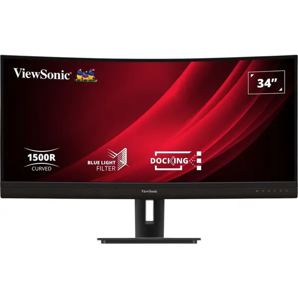 VIEWSONIC Monitor ViewSonic VG3456C, 34 inch, UWQHD, LED, VA, DisplayPort, HDMI, 100Hz, 5 ms, Negru