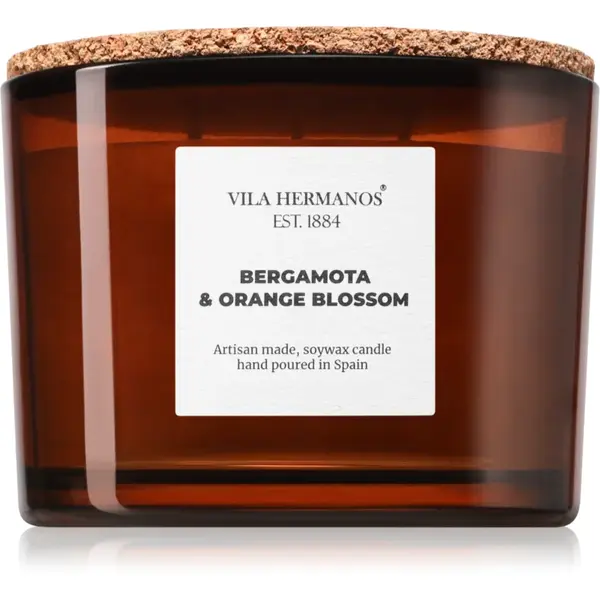 Vila Hermanos Apothecary Bergamot & Orange Blossom lumânare parfumată 350 g
