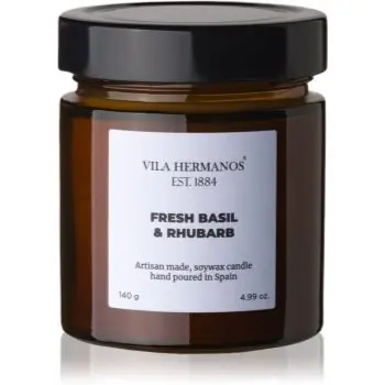 Vila Hermanos Apothecary Fresh Basil & Rhubarb lumânare parfumată