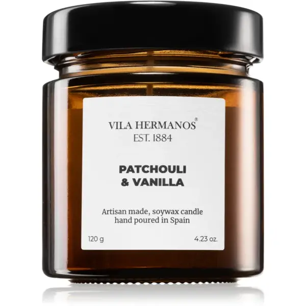 Vila Hermanos Apothecary Patchouli & Vanilla lumânare parfumată 120 g