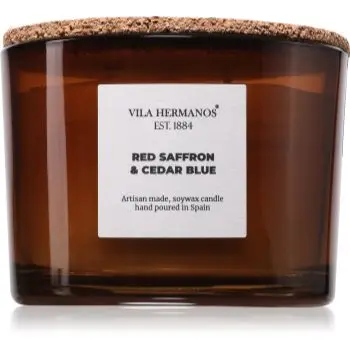 Vila Hermanos Apothecary Red Saffron & Cedar Blue lumânare parfumată