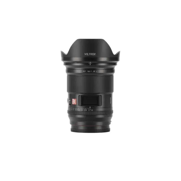 Viltrox AF 16mm f/1.8 L Obiectiv Ultra Wide, Montura L-Mount, Autofocus STM, Constructie Metalica, Filet 77mm