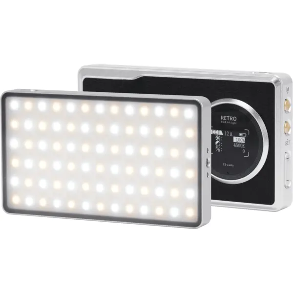 Viltrox Lampa LED RGB Portabila 12W Viltrox Retro 12X Pocket LED Light 2500K-8500K