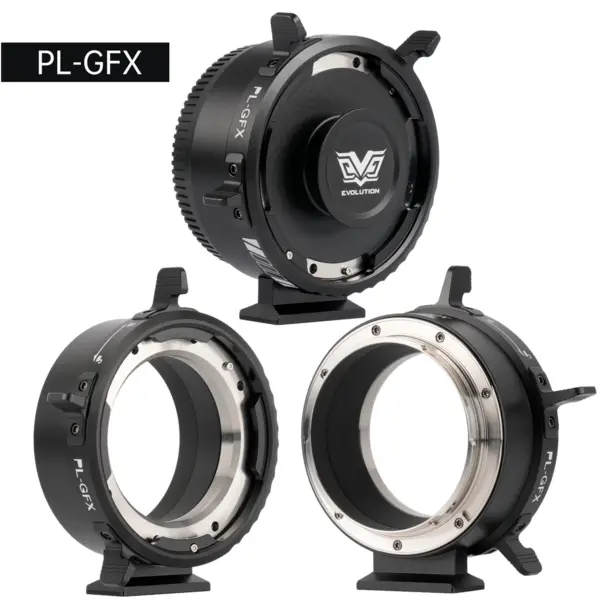 Viltrox PL-GFX Adaptor Montura Obiectiv PL la GFX, Blocare Rotativa, Baza Detasabila, Aliaj Aluminiu