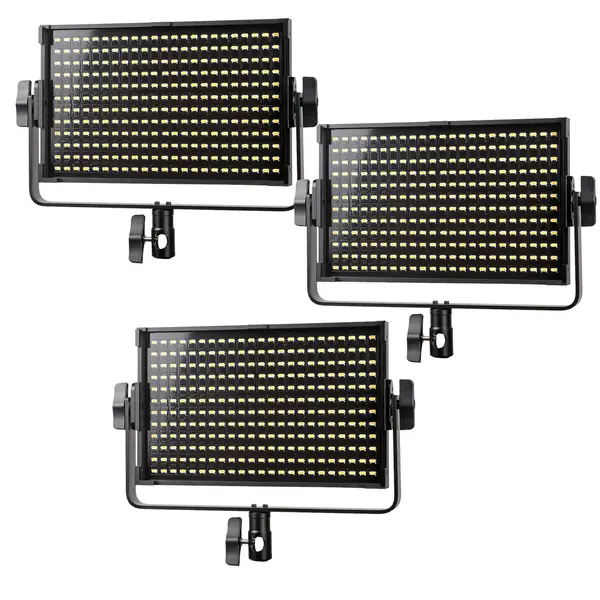 Viltrox VL-S50T Set 3 Lampi LED, Putere 50W, Bi-Color, 3300K-5600K, Telecomanda Wireless 2.4GHz, Display LCD