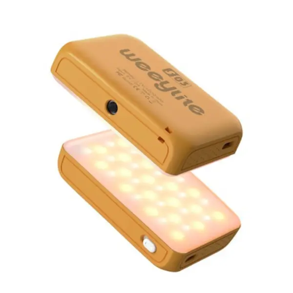 Viltrox Weeylite S03-B Mini Lampa LED, Putere 4W, Temperatura Culoare 2800-6800K, RGB, Portabila, Portocaliu/Galben