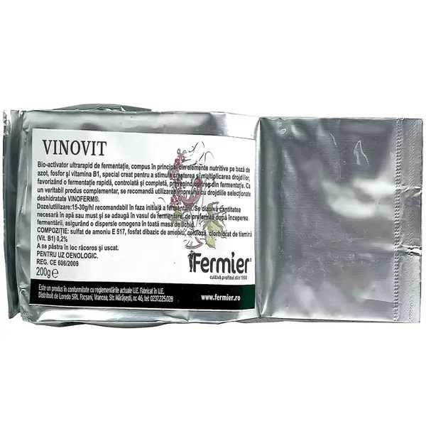 Vinovit 200 gr, activator fermentatie pentru must, Essedielle (a se folosi impreuna cu drojdiile Essedielle) - Default Title