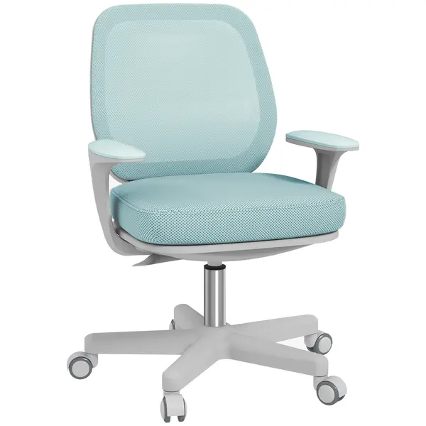 Vinsetto Scaun de Birou Ergonomic, Reglabil pe Înălțime și Respirabil, Verde | Aosom Romania