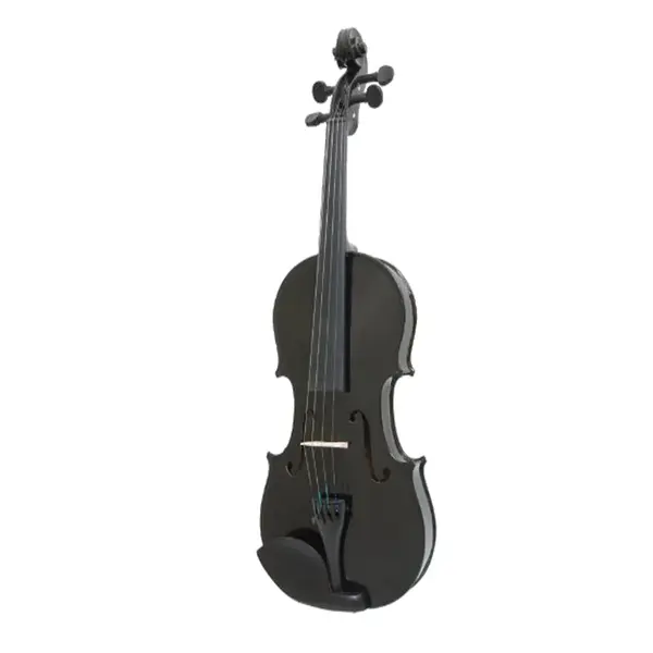 Vioara clasica din lemn 3 4 toc inclus, negru
