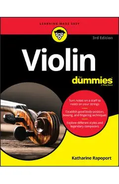 Violin for Dummies: Book + Online Video and Audio Instruction - Katharine Rapoport