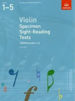 Violin Specimen Sight-Reading Tests, ABRSM Grades 1-5. from 2012, Sheet Map/***