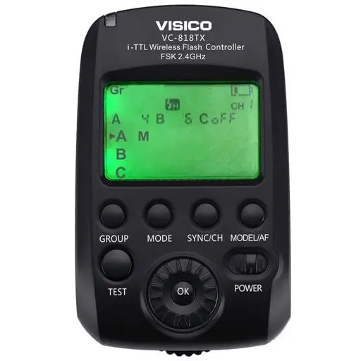 Visico Transmitator radio Visico VC-818TX E-TTL pentru Canon