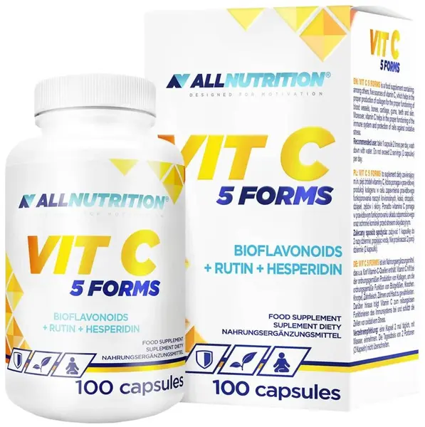 Vit C 5 Forms, 100 capsule, AllNutrition