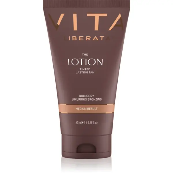 Vita Liberata Tinted Tanning Lotion lotiune autobronzanta pachet mic culoare Medium 50 ml