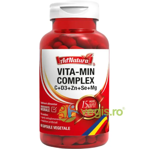 Vita-Min Complex C+D3+Zn+Se+Mg 60cps