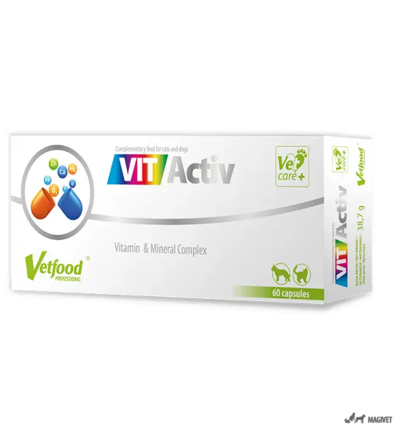 VitActiv pentru caini si pisici 60 caps - TERMEN SCURT 24-7-2026