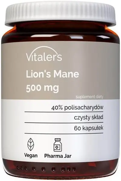 Vitaler's Lion's Mane, 500 mg, 60 capsule