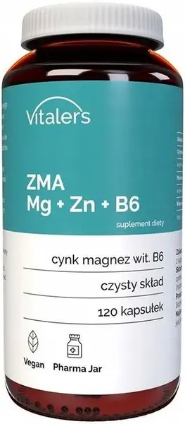 Vitaler's Magneziu + Zinc + Vitamina B6, 120 capsule