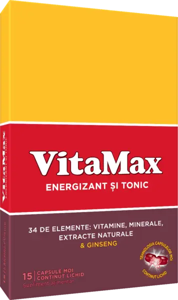 Vitamax, 15 capsule, Perrigo