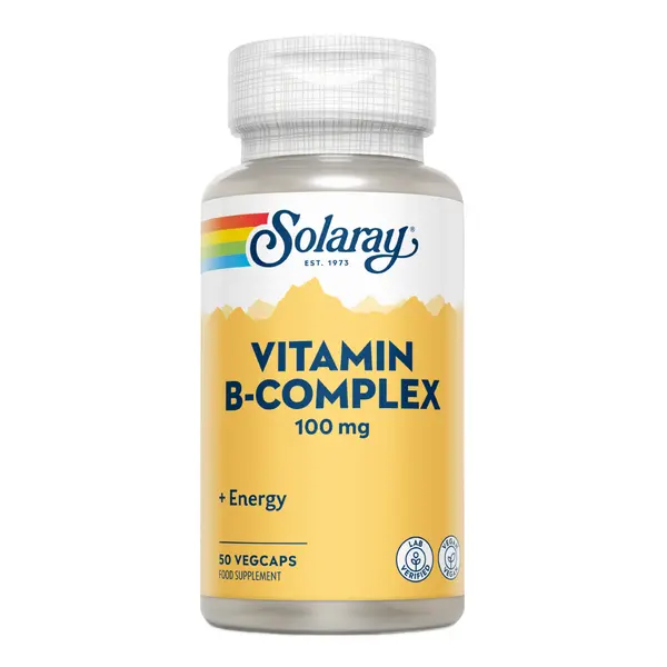 Vitamin B-Complex 100 Solaray, 50 capsule, Secom