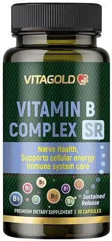 Vitamin B Complex SR, 30 capsule, Vitagold