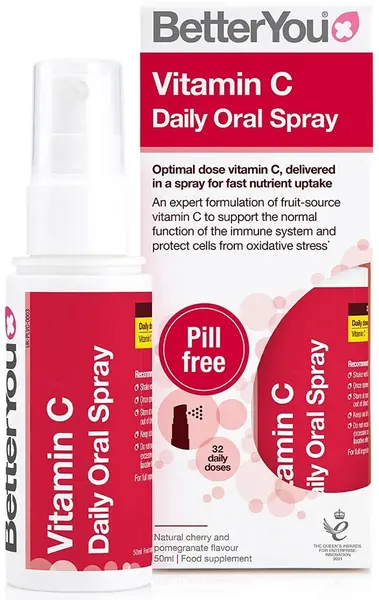 Vitamin C Spray oral, 120 mg, 50 ml, 32 doze zilnice, Better You