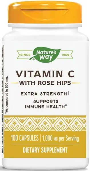 Vitamin C with Rose Hips, 100 capsule, Nature's Way