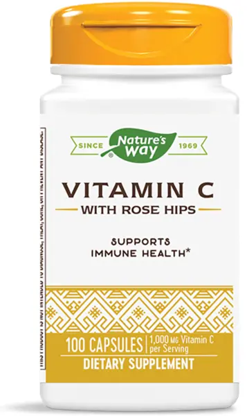 Vitamin С cu măceșe, 500 mg, 100 capsule, Nature's Way
