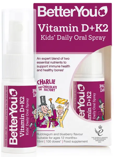Vitamin D + K2 Kids Daily Spray oral, 15 ml, Better You