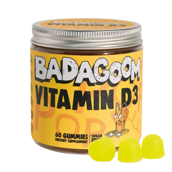 Vitamin D3, 60 jeleuri gumate, Badagoom