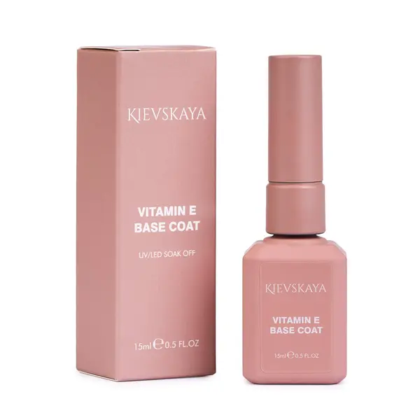Vitamin E Base Coat Kievskaya 15ml | Bază cu Vitamina E pentru unghii sănătoase