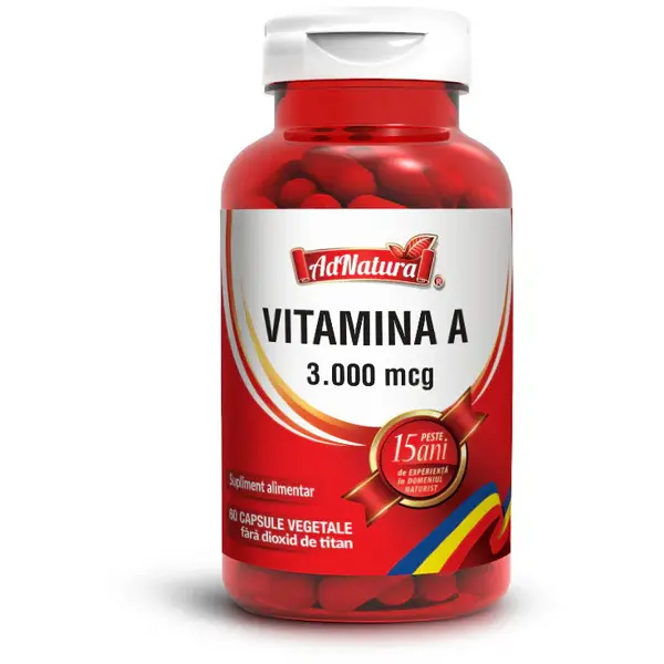 Vitamina A 3000mcg 60cps