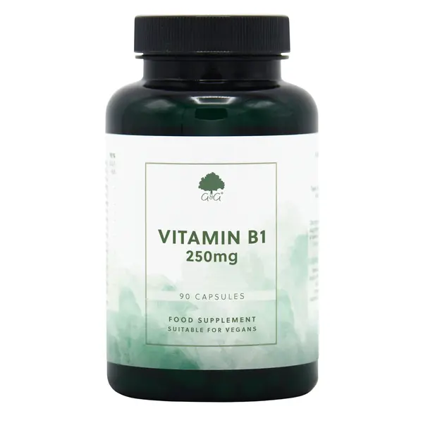 Vitamina B1 (Tiamină) 250mg - 90 capsule - Default Title