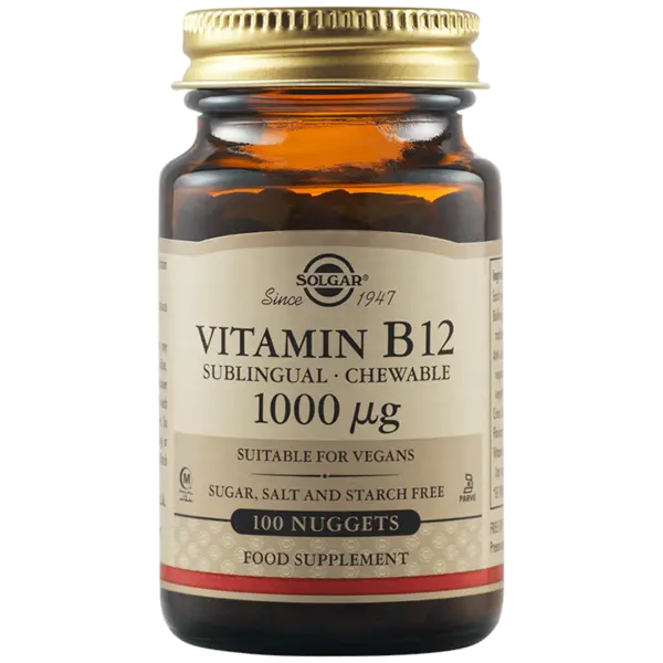 Vitamina B12 1000mcg, 100 tablete, Solgar